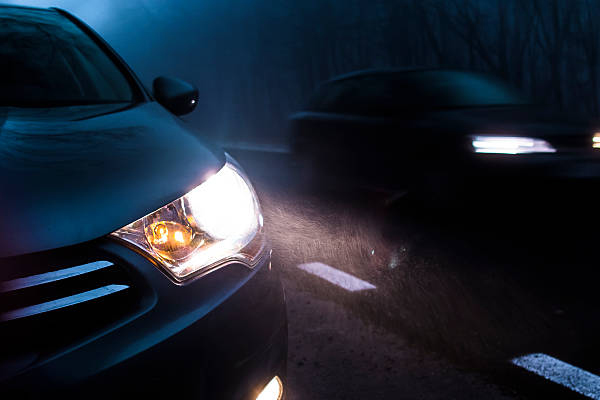 Auto con fari a LED lampadine